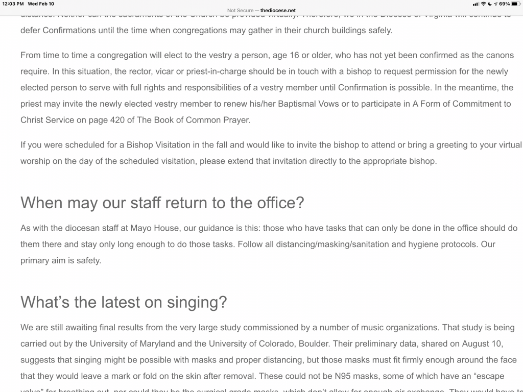 DioVA pandemic policy